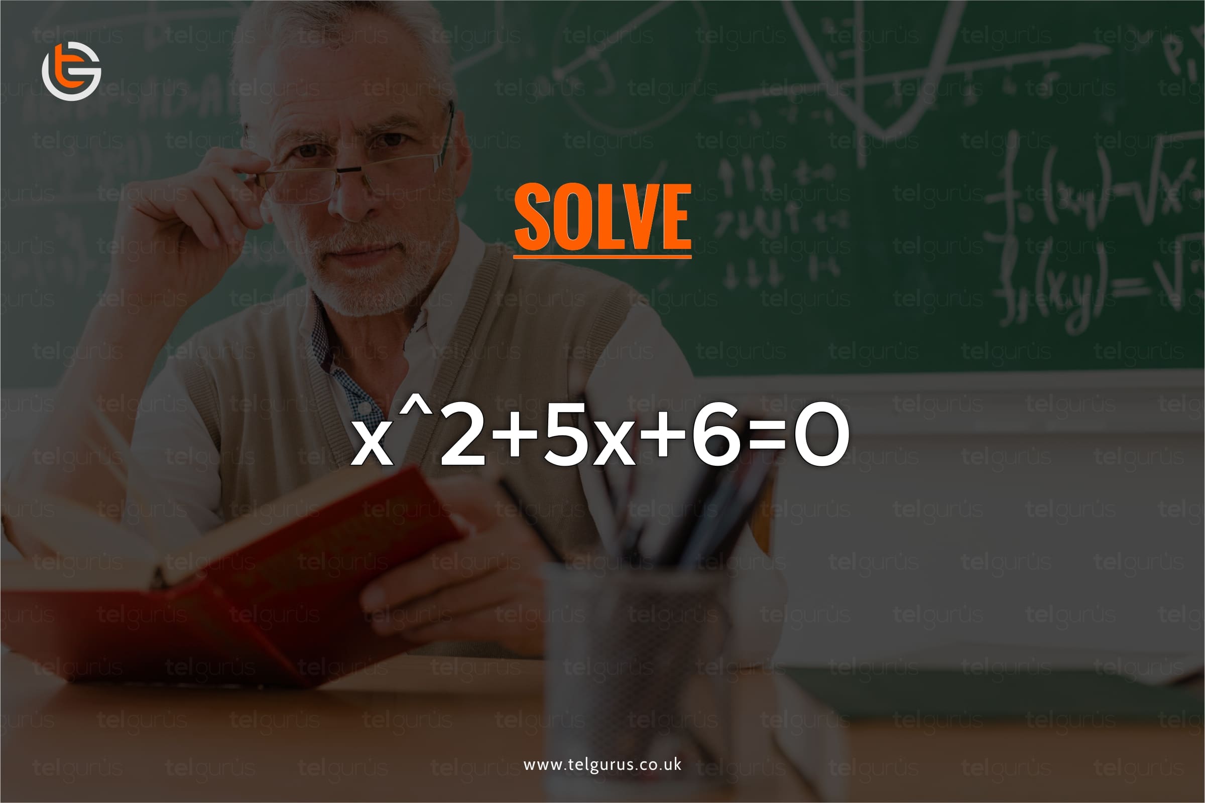 Solve x^2+5x+6=0